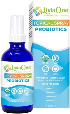 Topical Liquid Probiotics Spray, USDA-Certified Organic Probiotics, Gluten- and Allergen-Free Vegan Probiotics, Non-GMO and Raw, 2 Fl Oz (Pack of 1) in Saudi Arabia