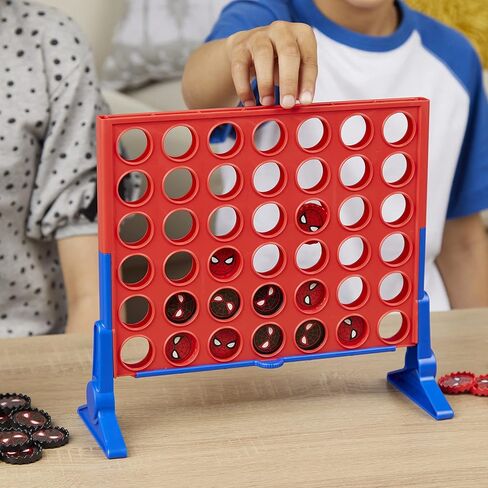 Hasbro Gaming Connect 4 Marvel Spider-Man Edition, Strategy Board Game for 2 Players, Ages 6 and Up (Amazon Exclusive) in Kuwait
