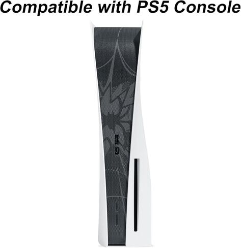 Ziysoy Dust Cover Net Compatible with PS5 Console, Fitted with Silicone Plugs and Spider Sticker, Prevent Dust and Pet Hair, Cool Game Console Accessories (Spider Web) in Saudi Arabia