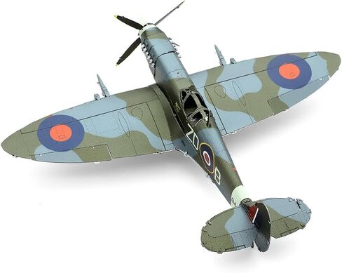 Fascinations Metal Earth Supermarine Spitfire Color 3D Metal Model Kit Bundle with Tweezers in Saudi Arabia
