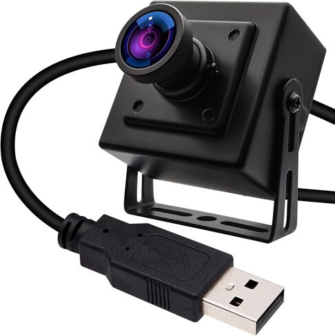 ELP Global Shutter USB Camera Wide Angle Webcam for Computer 1080P 90fps Lightburn Camera for Laser Engraver USB2.0 PC Camera High Frame USB Security Camera for Raspberry Pi (120° low distortion lens) in Saudi Arabia