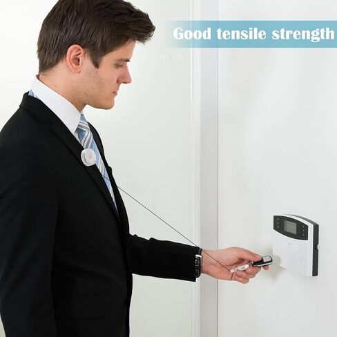 12 حزمة من بكرات الشارات مع مشبك التمساح وحامل شارة قابل للسحب مع مشابك للمعلمين والطلاب وعمال المكاتب (شفاف شفاف) in Kuwait