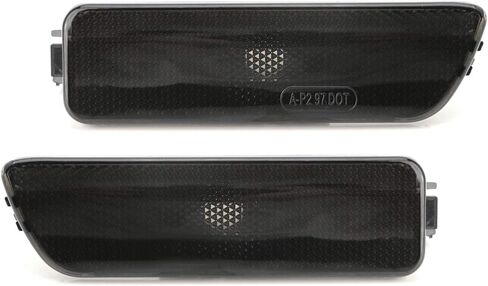 iJDMTOY Euro Smoked Lens Bumper & Fender Side Marker, Repeater Light Housing Combo Compatible With Volkswagen: 1999-2005 MK4 Golf GTI R32 Rabbit Jetta, Replace OEM Sidemarker Lamps in Saudi Arabia