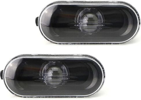 iJDMTOY Euro Smoked Lens Bumper & Fender Side Marker, Repeater Light Housing Combo Compatible With Volkswagen: 1999-2005 MK4 Golf GTI R32 Rabbit Jetta, Replace OEM Sidemarker Lamps in Saudi Arabia