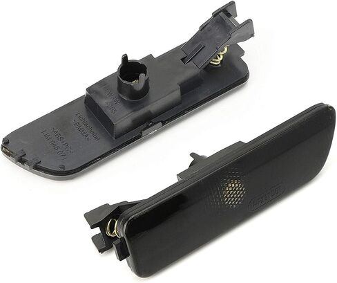 iJDMTOY Euro Smoked Lens Bumper & Fender Side Marker, Repeater Light Housing Combo Compatible With Volkswagen: 1999-2005 MK4 Golf GTI R32 Rabbit Jetta, Replace OEM Sidemarker Lamps in Saudi Arabia