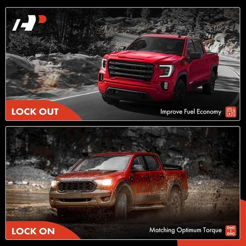 مشغل محور القفل اليدوي 4WD A-Premium متوافق مع Ford F-250 Super Duty، F-350 Super Duty، F-450 Super Duty، F-550 Super Duty، 2005-2020، السائق الأمامي أو جانب الراكب in Saudi Arabia