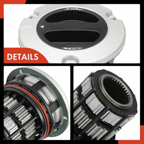 مشغل محور القفل اليدوي 4WD A-Premium متوافق مع Ford F-250 Super Duty، F-350 Super Duty، F-450 Super Duty، F-550 Super Duty، 2005-2020، السائق الأمامي أو جانب الراكب in Saudi Arabia