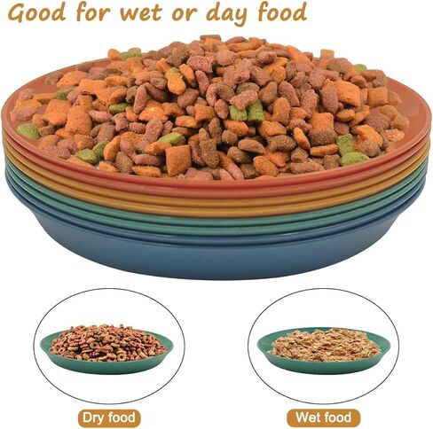 8 قطع من أوعية القطط، أوعية القطط، أطباق يوكول للقطط مقاس 6 بوصة للقطط الداخلية للقطط الصغيرة والقطط ذات الأرجل القصيرة (دائرية) in Kuwait