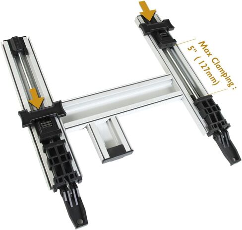 ملحق O'SKOOL Hinge Mate - مجموعة تركيب كاملة للمفصلات للأبواب، والعضادات، والمزالج، وألواح الضرب - تقطع نقرات المفصلات حتى عرض 2 1/4 بوصة وطول 5 1/4 بوصة in Kuwait