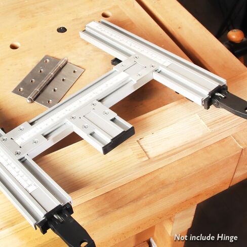 ملحق O'SKOOL Hinge Mate - مجموعة تركيب كاملة للمفصلات للأبواب، والعضادات، والمزالج، وألواح الضرب - تقطع نقرات المفصلات حتى عرض 2 1/4 بوصة وطول 5 1/4 بوصة in Kuwait