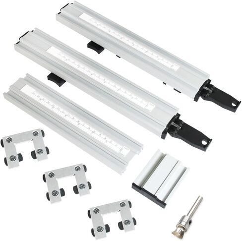 ملحق O'SKOOL Hinge Mate - مجموعة تركيب كاملة للمفصلات للأبواب، والعضادات، والمزالج، وألواح الضرب - تقطع نقرات المفصلات حتى عرض 2 1/4 بوصة وطول 5 1/4 بوصة in Kuwait