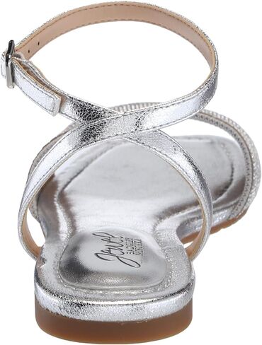Jewel Badgley Mischka Hadley Flat Sandals with Ankle Strap in Saudi Arabia
