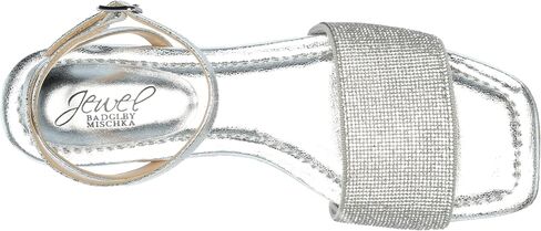 Jewel Badgley Mischka Hadley Flat Sandals with Ankle Strap in Saudi Arabia