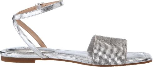 Jewel Badgley Mischka Hadley Flat Sandals with Ankle Strap in Saudi Arabia