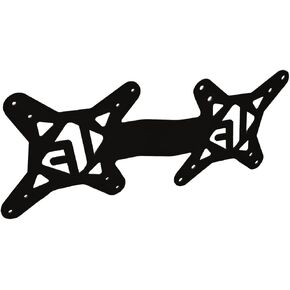 IFCASE Universal Back of Monitor, Monitor Arm Extension Metal VESA Mount Adapter Extender Plate for Mini PC CPU Computer Compatible with Intel NUC (Black) 2 Pack