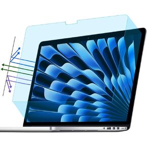 2 PACK 13.6inch Anti Blue Light Screen Protector for MacBook Air 13.6’’2022 Laptop Screen Protector for Macbook Pro 13 Laptop Screen Film Filter, Anti-blue, Anti-glare, Anti-fingerprint