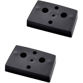 Motorcycle Tour Pack Pak Latch Spacers for Harley Davidson Touring Road King Road Glide FLTRX Electra Glide Street Glide FLHX FLHT 1984-2013 (Black)