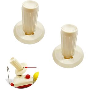 UtySty 2 Pack Detachable Winding Head Spindle Replacement Spinning Yarn Holder Spinner for Yarn Ball Winder Hand Operated Wool Winder Repair Parts