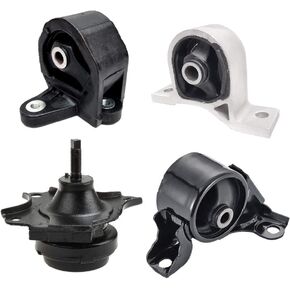Engine Motor Mount Compatible with Fits 2001 2002 2003 2004 2005 Honda Civic 1.7L 4 Pcs A4511 A6588 A6591 A6595
