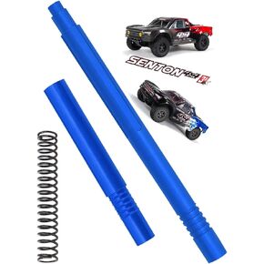 Aluminum Comp Center Slider Driveshaft Upgrades Part for 1/10 Arrma Senton 4X4 3S Blx&550, Alloy Centor Drive Shaft for Senton 4X4 3S Blx&550,Red