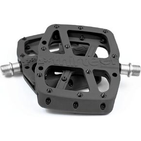 e*thirteen Components Base Flat Pedals Black, Set