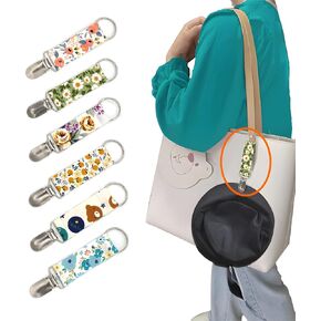 Hat Clip for Travel Hat Clips on Bag Suitcase Luggage Hat Clip for Wind and Hanging Hat Clip for Carry On Colorful Hat Clip for Kids Adults Outdoor Travel Accessory Gifts for Women 6 Pieces