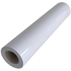 INTBUYING Cold Laminating Roll Film 25In x180In Self Adhesive Laminating Sheets Vinyl Roll 3Mil Thickness Laminate Sheets