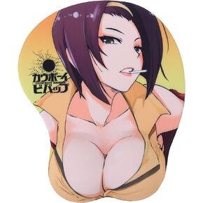 CowboyBebop Anime Mouse Pads Boob Oppai Gaming 3D Mousepads 2Way Skin
