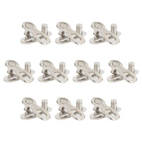 Bike Quick Missing Link Connectors - PSLER Bike Chain Missing Link Bicycle Chain Link Repair Accessories 10 Pieces 11 Speed
