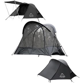 TENPLAY Camping Tent Cot Tent 1 Person Quick Setup Waterproof rainfly Ultralight Backpacking Compact for Hiking Travel Mountaineering…