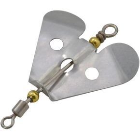Pack of 20 Buzzer Spinner Blades, Metal Delta Blades for Buzzbaits Surface Lures 43 * 30mm