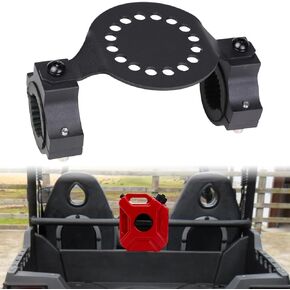 Gas Tank Water Can Mount,Oil Mounting Holder Gasoline Pack Fuel Container Mount Compatible with for UTV Polaris RZR Pioneer Can Am Maverick X3 Commander Talon ATV with 1''-2'' Roll Bar