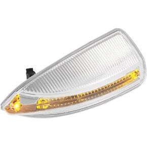 X AUTOHAUX Fit for Mercedes Benz W204 C Class C250 C300 C350 C63 Right Passenger Side Door Wing Mirror Turn Signal Indicator LED Light OE# 2048200821