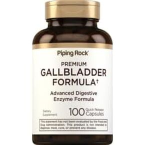 Piping Rock Gallbladder Formula | 100 Capsules | Advanced Digestive Enzyme Complete Formula for Men & Women | Non-GMO & Gluten Free Supplement