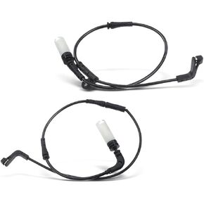 A-Premium Disc Brake Pad Wear Sensors Compatible with BMW 525i 530i 525xi 530xi 528i 535i 528xi 535xi 545i 550i Front Side 2-PC Set