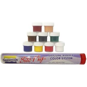 Silc Pig - Pigments For Tin & Platinum Silicone Rubbers - 9-Pack Color Sampler
