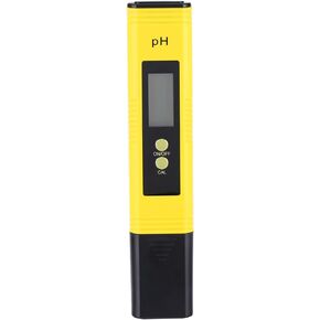 High Accuracy Pocket Size PH Meter Digital with Large Backlit LCD Screen 0,00-14,00 pH Measuring Range Water Tester for Pool Laboratory Urine etc