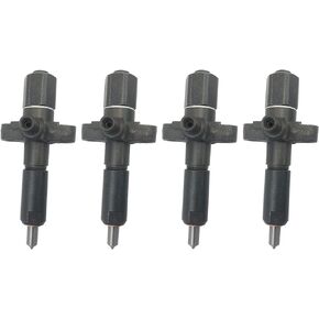 New 4Pcs Fuel Injector 2645666 Compatible with Perkins 4.236 Series Diesel Engine JCB 1400B 214B 930 C3 Bobcat 943