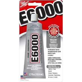 Eclectic Products 230021 12 Pack 3.7 oz. E-6000 Medium Viscosity Multi-Purpose Adhesive Uncarded, Clear