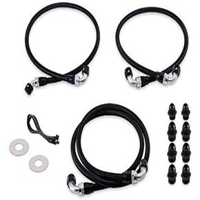 Mishimoto MMTCL-DMAX-06 Transmission Cooler Line Kit, Compatible With Chevrolet/GMC 6.6L Duramax (LLY/LBZ/LMM) 2006-2010