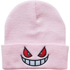 Quackity Cute Embroidered Anime Beanie Hat - Stylish and Warm, Perfect for Men and Women
