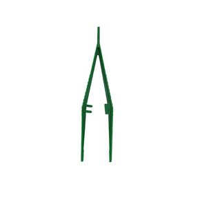 United Scientific™ UNPTWZR-NSPK100 Pack of 100 Plastic Tweezers, Disposable Forceps for Medical, Crafts, Dressing, Gauze, Laboratories, & the Classroom