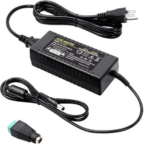 24V 5A 120W Power Supply 100V-240V AC to DC Adapter 24V 5amp Converter Transformer 5.5x2.5mm Plug for LED Strip Light CCTV Camera LCD Monitor Security System in Kuwait