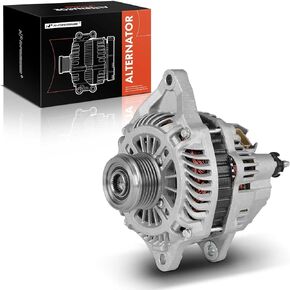 A-Premium Alternator Compatible with Mitsubishi Outlander, Lancer, 2008 2009 2010, 2.0L 2.4L, 12V 120A 6-Groove Clutch Pulley Clockwise, Replace# 1800A053, A003TG3181