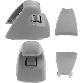 Aynaxcol 2Pcs Plastic Sun Visor Support Clip Gray Replacement for Chevy Silverado 2007-2013 Tahoe Replacement for GMC Sierra Yukon 15882854