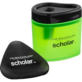 Prismacolor Scholar Pencil Sharpener and Latex-Free Eraser Bundle, 2 Count in Kuwait