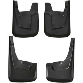 YHTAUTO Set of 4 Mud Flaps Splash Guards Accessories Replacement for Ram 1500 2019-2021, Without Fender Flares, Front and Rear LH RH, Black