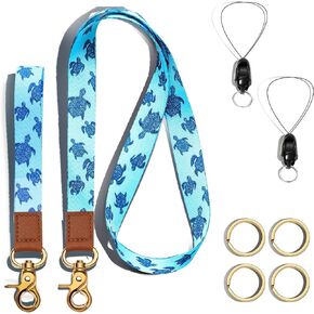 8 Pcs Lanyards Key Chain, Lanyard for Keys Wristlet Strap Holder for Men and Women, Keys Lanyards Strap Neck Detachable