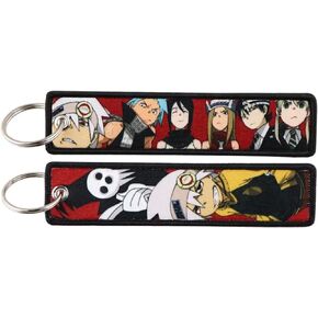 Soul Eater Anime Manga Keychain Key Tag Chain Fob Ring