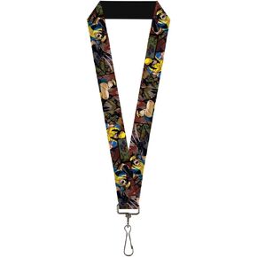 Lanyard Wolverine 3 Action Poses Comic Scene Blocks